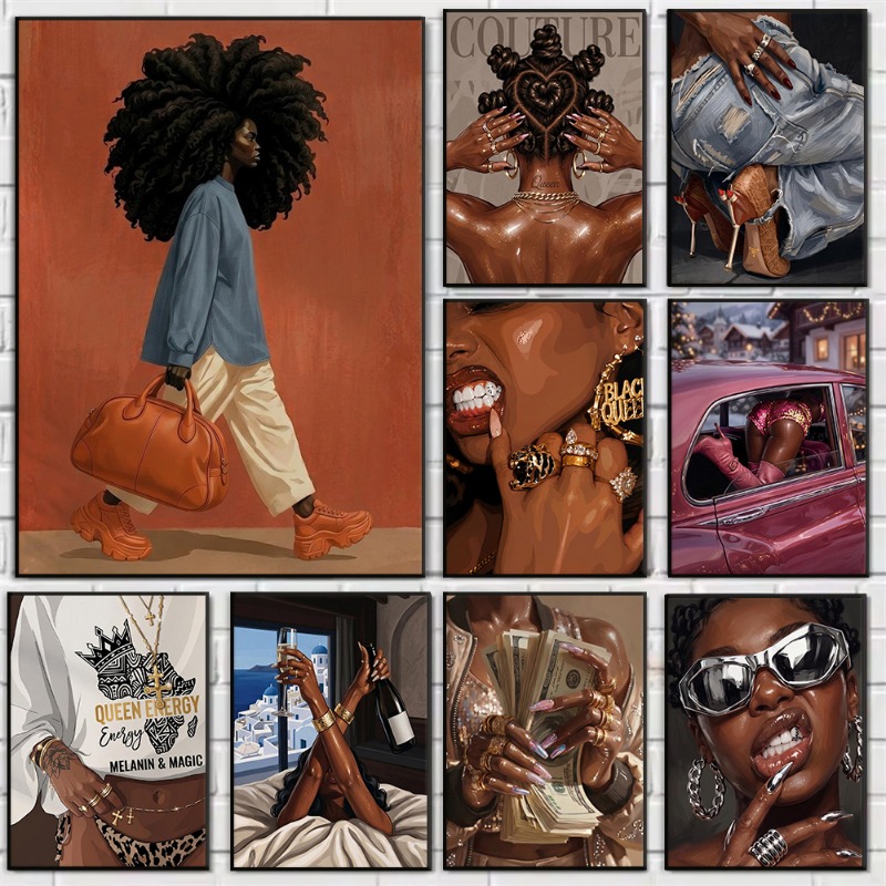 Queen Street Fashion - Afro Street Queen Hip-hop Black Girl