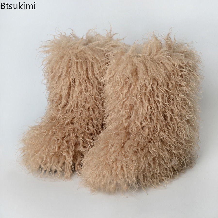 Ladies Trendy Mongolian Fur Bo - đánh giá và giá Street Fashion Y2K