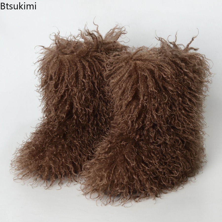 Ladies Trendy Mongolian Fur Bo - đánh giá và giá Street Fashion Y2K