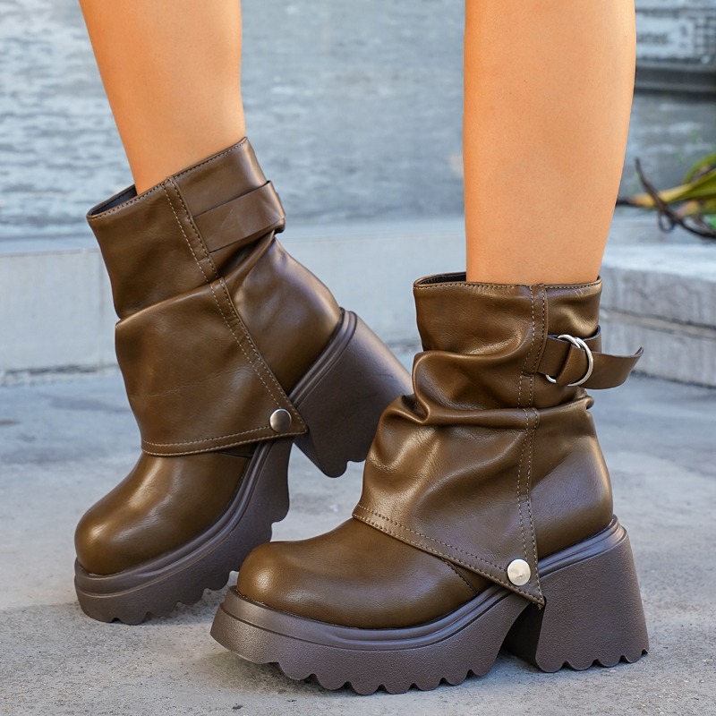 Y2K Streetwear Women Ankle Boo - đánh giá và giá Street Fashion Y2K